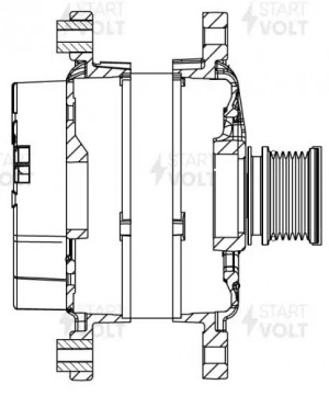 Генератор 150A LG 1821D START VOLT