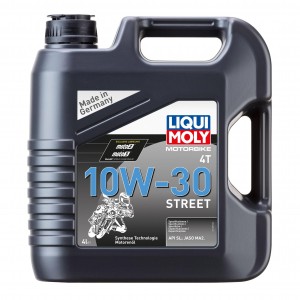 Масло моторное для 4-х тактных двигателей LIQUI MOLY MOTORBIKE 4T STREET 10W30 с 1688 LIQUI MOLY