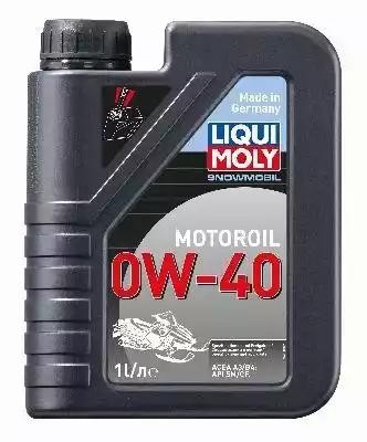 Масло моторное для 4-х тактных двигателей снегоходов LIQUI MOLY SNOWMOBIL 0W40 с 7520 LIQUI MOLY