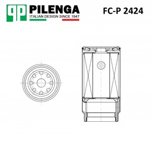 Фильтр топливный, без колбы MAN/DAF FC-P2424 FCP2424 PILENGA