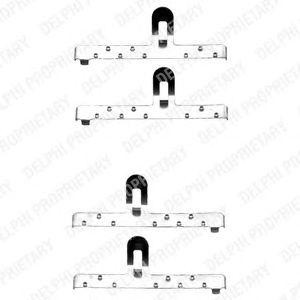 ремк-т торм.колодок пер.\ Seat Ibiza 1.4i/1.0, VW Polo 1.4/1.9D 81-97 LX0071 DELPHI