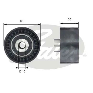 Ролик обводной T42199 (7786-21570) T42199 GATES
