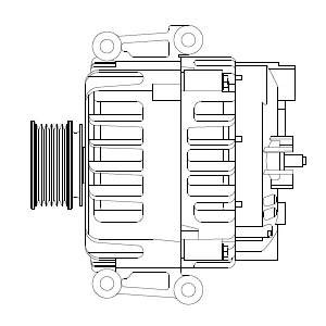 Генератор для а/м VAG Q3 (11-) 2.0TFSi 140A (LG 1838) LG1838 START VOLT