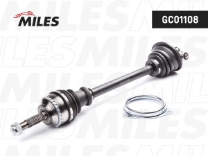 Привод в сборе левый RENAULT CLIO/KANGOO 1.2-1.9TD 98- (ABS) (GKN 303233) GC0110 GC01108 MILES