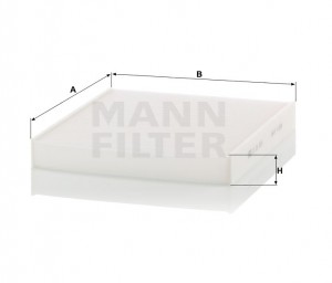 AUDI A3 [8V] (2013>)/ SEAT LEON (5F) (2013>) НЕ УГОЛЬНЫЙ CU 26 009 MANN FILTER