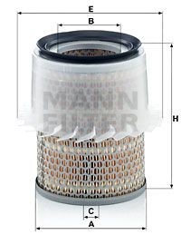 Фильтр воздушный C16148 C16148 MANN FILTER
