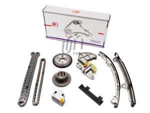 Комплект ГРМ Nissan QR20DE (2 цепи 13028-JA00A 164z+70z, 2 натяжителя, 2успокоит 30CDC039 UNITED MOTORS PRO