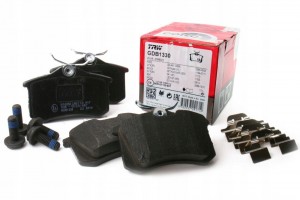 Колодки тормозные VW AUDI SEAT SKODA задние (4шт.) TRW GDB1330 TRW