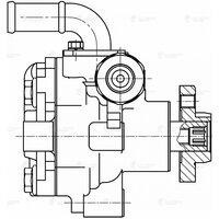Насос ГУР для а.м Skoda Octavia 96-,VW Golf IV 97- 1.4,1.6i LPS1806 LPS1806 LUZAR