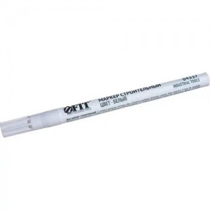 Маркер строительный белый 138х11мм FIT 04337 FIT