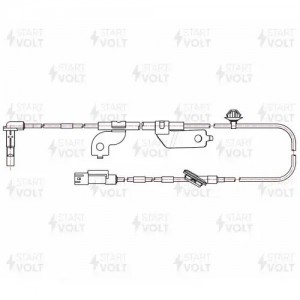 Датчик ABS для а/м Mitsubishi Outlander (12-)/Lancer X (07-) (-2016) перед. прав VSABS1102 START VOLT
