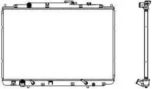Радиатор охлаждения двигателя 30711009 SAKURA