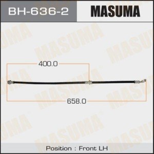 шланг тормозной передний левый!\ Infiniti FX35/FX45 BH-636-2 MASUMA