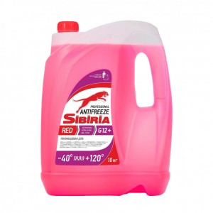 Антифриз красный -40C 10кг G12+ SIBIRIA 805601 SIBIRIA