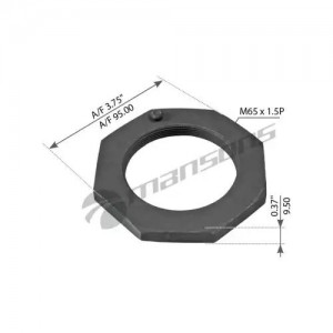 Гайка ROR ступицы (M65х1.5мм h=11мм SW95) ось TM MANSONS 780.096 MANSONS