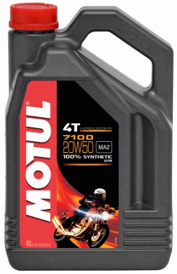Масло моторное MOTUL 7100 4T 20W50 синт.4л 104104 MOTUL