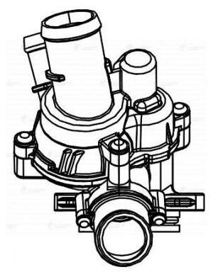 Термостат для а/м VW Transporter T5 (10-) 2.0TDi (с корпусом) (LT 1819) LT 1819 LUZAR