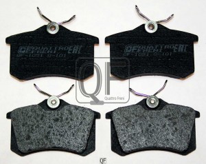 колодки дисковые з.!\Citroen Berlingo/C2/C3/C4/C8 1.4/1.6/HDi/2.0HDi 02> QF55100 QUATTRO FRENI