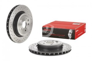 09.A301.11 диск тормозной задний перфорированный!\ Lexus IS II (E20) 07> 09.A301.11 BREMBO