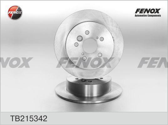 Диск тормозной Toyota RAV 4, Chery Tiggo TB215342 TB215342 FENOX