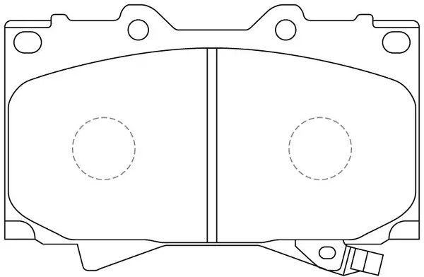 Колодки тормозные передние (TOYOTA LAND CRUISER 4.2D 9098/4.2D/4.7 98) BP21411 BP21411 SB NAGAMOCHI