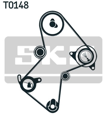 рем.к-кт ГРМ!\ Renault Laguna/Megane/Espace 1.9TDi/DCi 97> VKMA06115 SKF