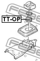 Кольцо уплотнительное рычага КПП OPEL OMEGA B 1994-2003 TT-OP TT-OP FEBEST