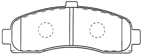 Колодки тормозные дисковые пер. NISSAN MICRA (K11) 92-03 D1191 D1191 MK KASHIYAMA