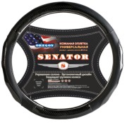 Оплетка руля (M) 37-39см карбон кожа Oregon SENATOR OPLS0401 SENATOR