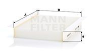 Фильтр салонный CU22022 CU 22 022 MANN FILTER