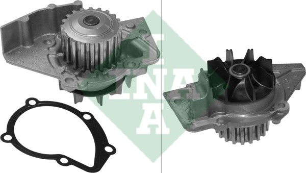 Насос водяной CITROEN BERLINGO 1.9D/2.0HDI 98-05, JUMPER (244) 2.0HDI 02-06 5380 538 0008 10 INA