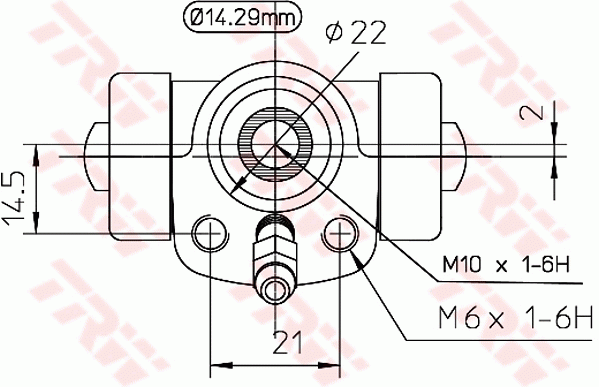 AUDI 80/VW GOLF I/II/PASSAT B2 14.29mm BWA108 TRW