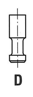 клапан впускной! 35x6x103.5\ Mazda 3/CX-7 R6615/SNT FRECCIA