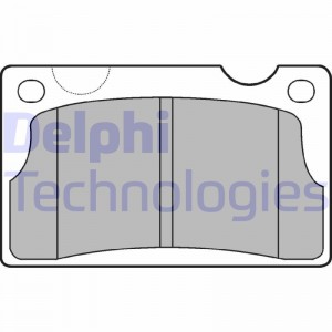 LP2070 колодки дисковые п.\ Peugeot 308 1.4/1.6 07> LP2070 DELPHI
