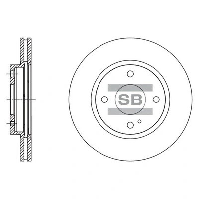 Диск тормозной SD5306 SD5306 SANGSIN