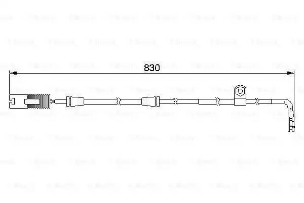 BMW 5-E39 (1995>) L=805mm 1 987 474 958 BOSCH