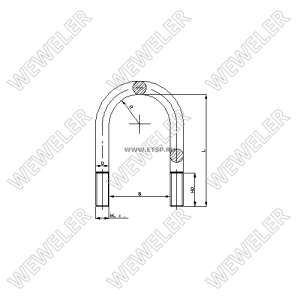 стремянка !136/80xM24x2x320-R \SAF B188M24A005 WEWELER