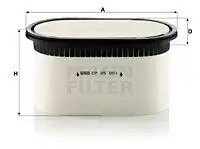 Фильтр воздушный Mann CP24420 CP 24 420 MANN FILTER