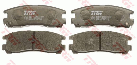 Колодки тормозные MITSUBISHI Pajero 1,Pajero 2 (3.0/3.5/2.5TD),L400 (94-03) задн GDB1023 TRW