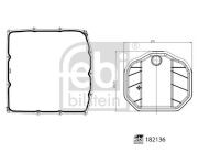 Фильтр масляный АКПП PORSCHE Panamera (16-) комплект FEBI 182136 FEBI BILSTEIN