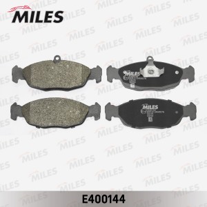 Колодки тормозные передние (без датчика) (Смесь Low-Metallic) OPEL ASTRA F/DAEWO E400144 MILES
