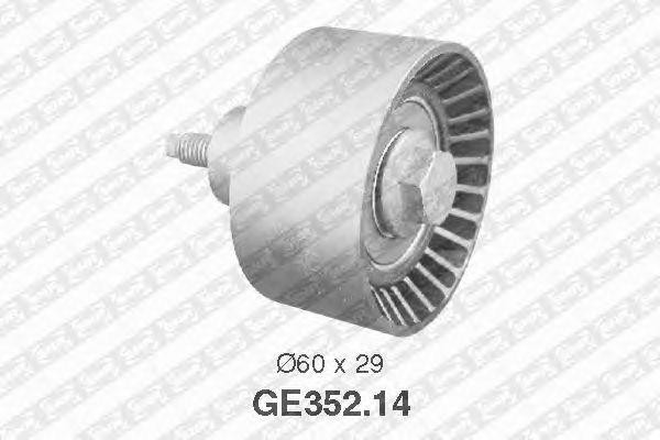 ролик обводной ремня ГРМ!\ Ford Mondeo/Focus 1.6-2.0 99> GE35214 NTN SNR