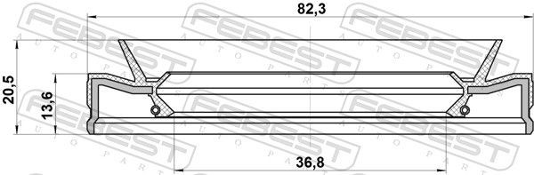 NISSAN NAVARA /PATHFINDER 95HES-38821420X FEBEST