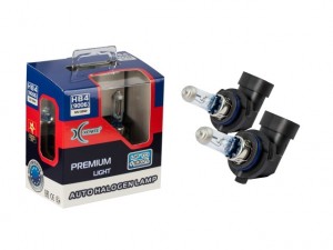Лампа 12V HB4(9006) 55W P22d +100% 3600К бокс (2шт.) Premium XENITE 1007139 XENITE