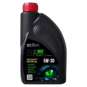 Масло моторное GT OIL GT Max SN/CF 5W30 синт.1л 8809059408964 GT OIL