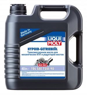 3939 LiquiMoly П/с. тр.масло Hypoid-Getrieb.TDL 75W-90 GL-4/GL-5/MT-1 (4л) 3939 LIQUI MOLY