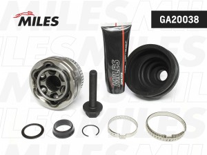 ШРУС наружный AUDI A4/A6/VW PASSAT/SKODA SUPERB 1.9D 98- (с ABS) (GKN 303408) GA GA20038 MILES