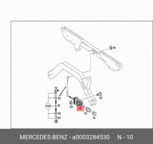 Кран уровня пола кабины КамАЗ-5490 MB A0003284530 MERCEDES BENZ