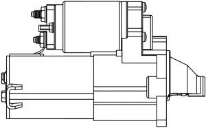 Стартер для а/м Chery QQ6 (06-) 1.1i 1,1кВт (LSt 2722) LST2722 START VOLT