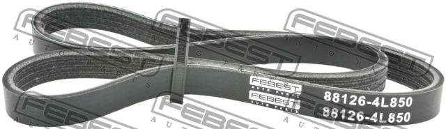 Ремень поликлиновой 4 клина 88126-4L850 88126-4L850 FEBEST